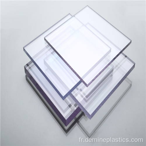 Auvent en polycarbonate feuille solide feuille de plastique transparent